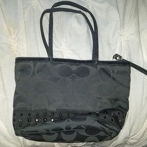 black coach purse